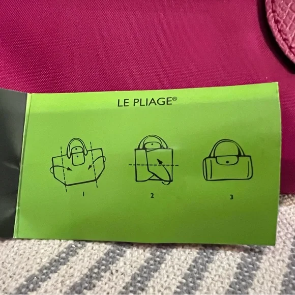 🩷NWOT Longchamp Le Pliage Pink Convertible Bag🩷 - Picture 17 of 17